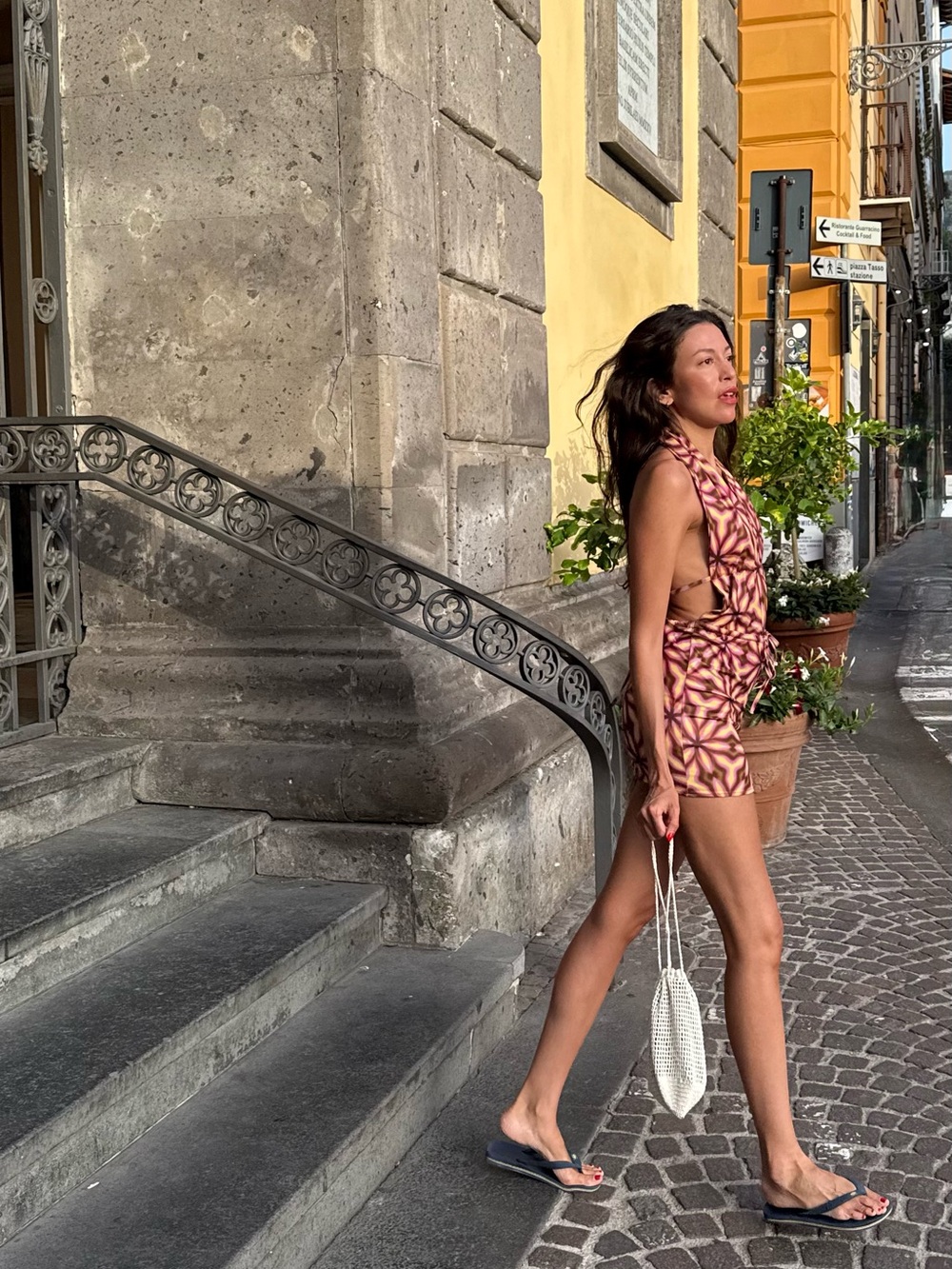 Gimaguas Backless Halter Mini Dress